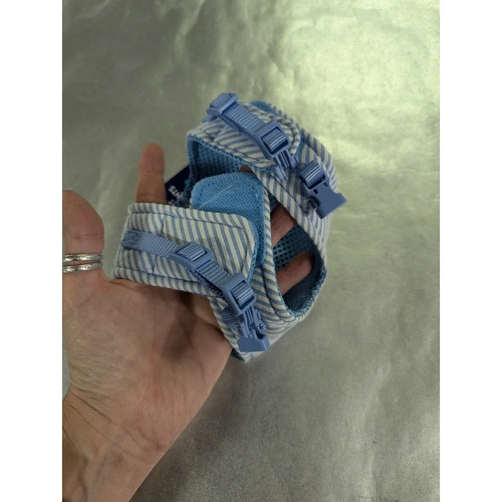 Top‎ Paw XX-SMALL fashion comfort vest harness blue stripe NWT